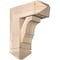 Ekena Millwork Balboa Arts and Crafts Smooth Bracket w/ Offset Brace, Douglas Fir, 7 1/2"W x 18"D x 22"H BKT0806X18X22BOA03SDF - alternate 1